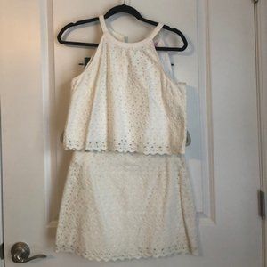 LILLY PULITZER NADINE EYELET TWO PIECE